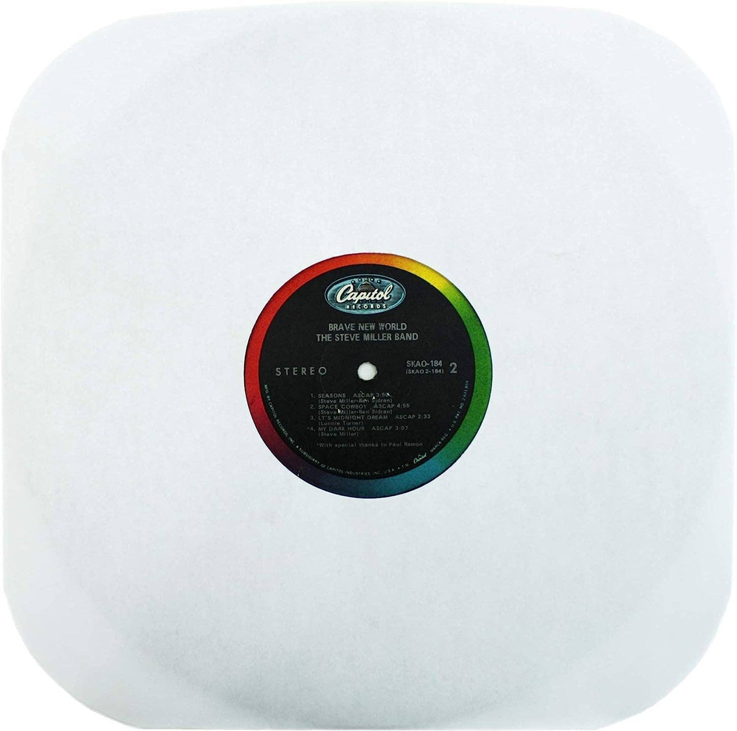 12” Paper Record Inner Sleeves - Archival Quality - Rounded