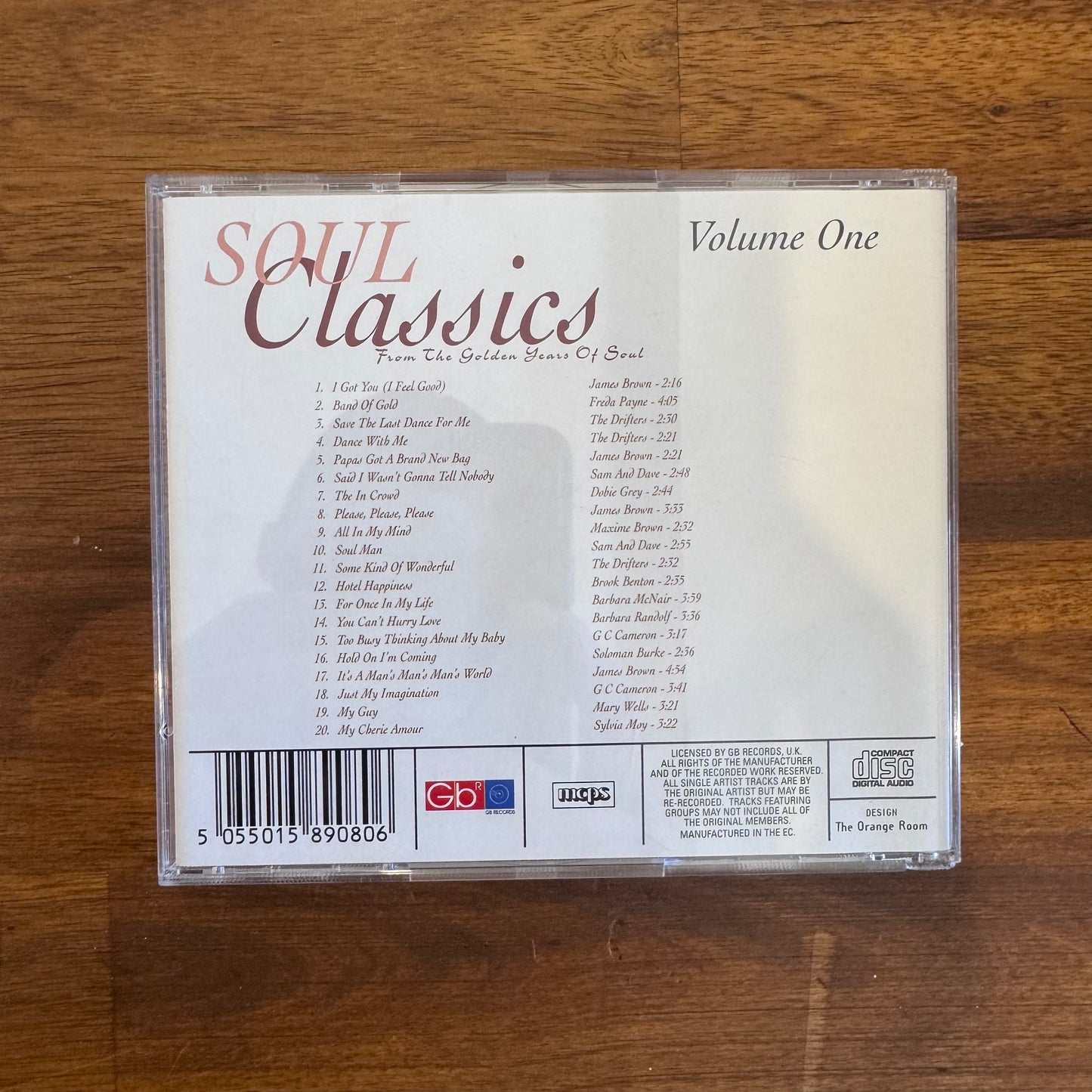 VARIOUS ARTISTS - SOUL CLASSICS: VOL 1 (Preloved CD)