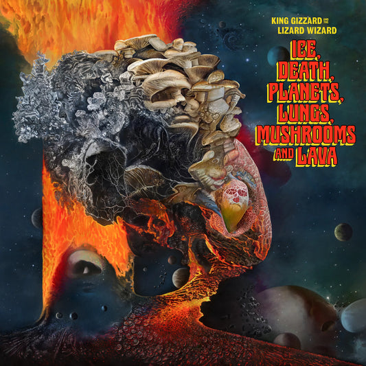 KING GIZZARD AND THE LIZARD WIZARD -  ICE, DEATH, PLANETS, LUNGS, MUSHROOM AND LAVA (2LP)